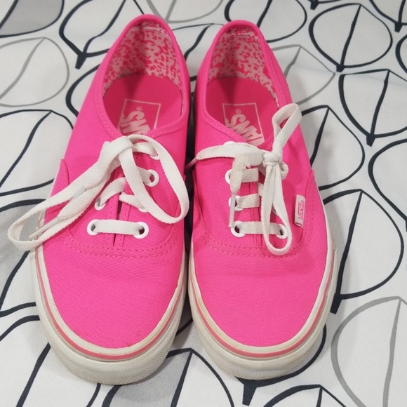Vans Shoes - Vans Hot Pink Womans Sneakers Size 5.5